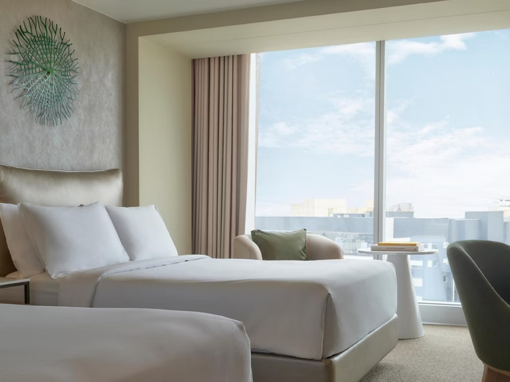 Premium Double room with city view (twin beds)