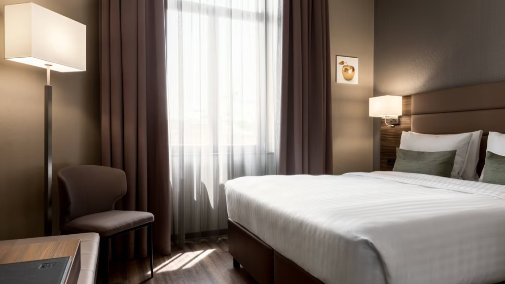 Standard Double room with city view (full double bed)