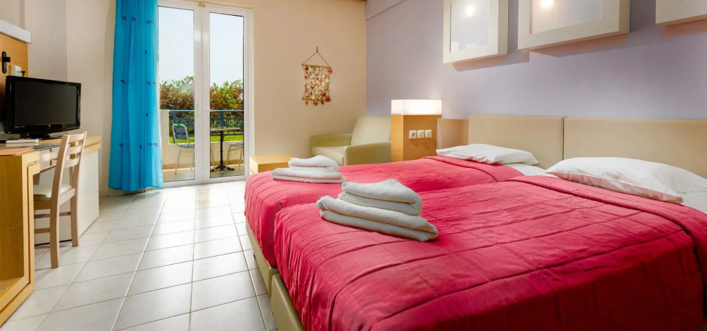 Double Bungalow with sea view (twin beds)