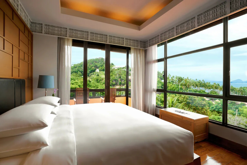 1 Bedroom Double Suite with balcony and with sea view (full double bed)