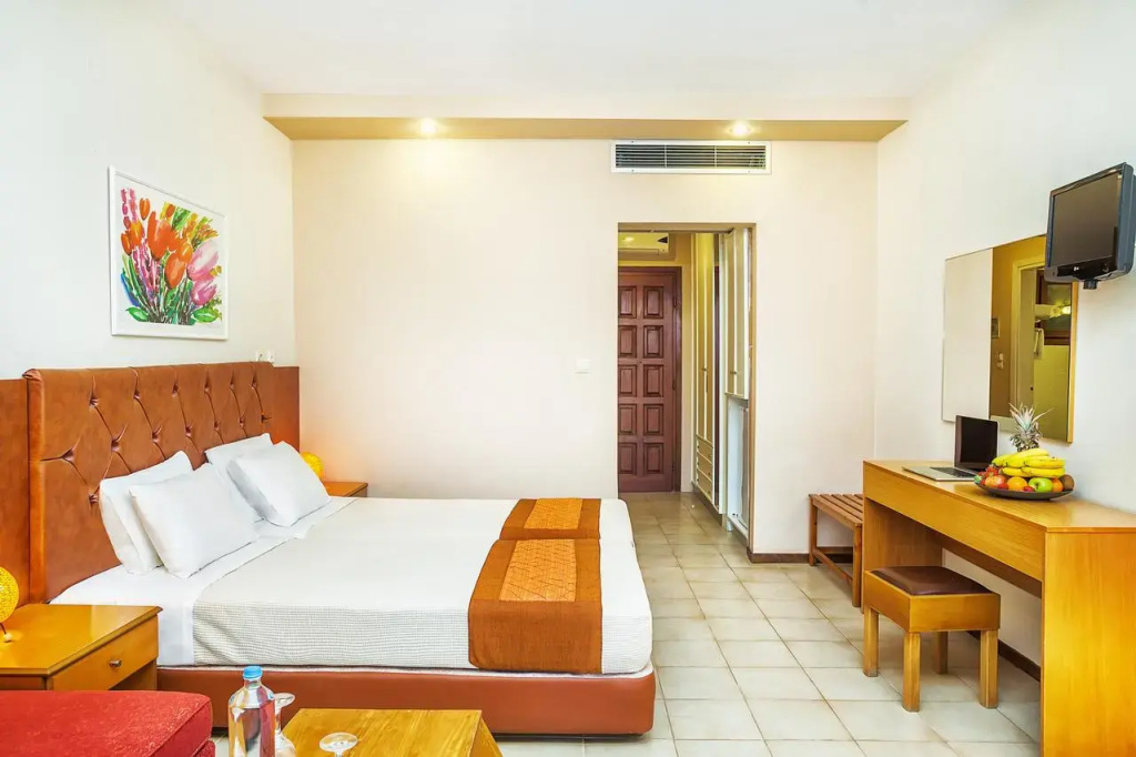 Double room with garden view (full double bed)