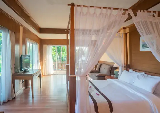 Grand Deluxe Double Suite with sea view (full double bed)