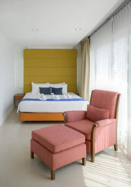 Люкс Panoramic с 2 комнатами с видом на море в Royal Beach View Suites