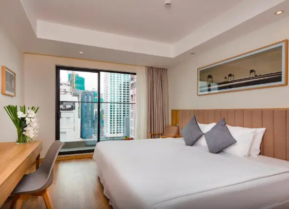 Двухместный номер Senior Deluxe с видом на город двуспальная кровать в Nagar Hotel Nha Trang