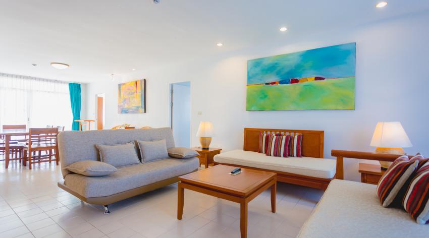 Residence с 2 комнатами с видом на сад в Waterfront Suites Phuket by Centara