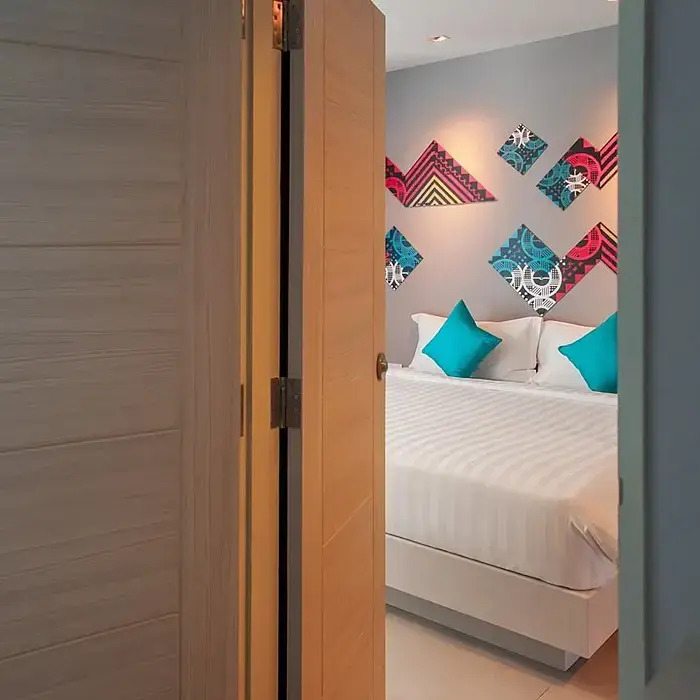 Двухместный номер Connecting Superior двуспальная кровать в The Crib Patong