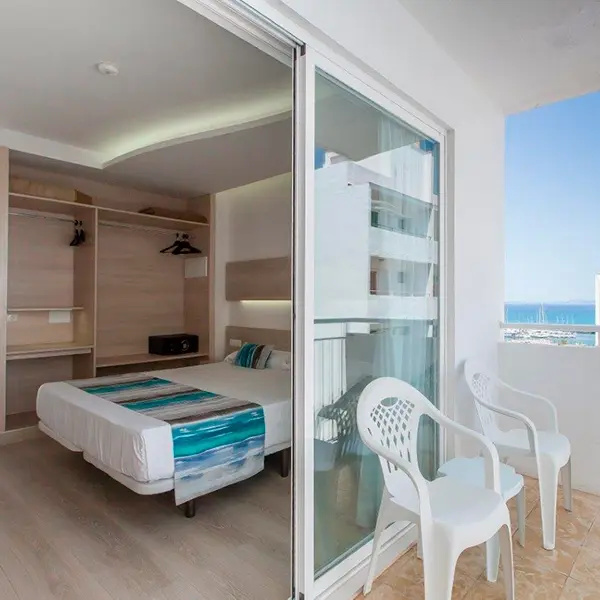 Terrace Single room with sea view