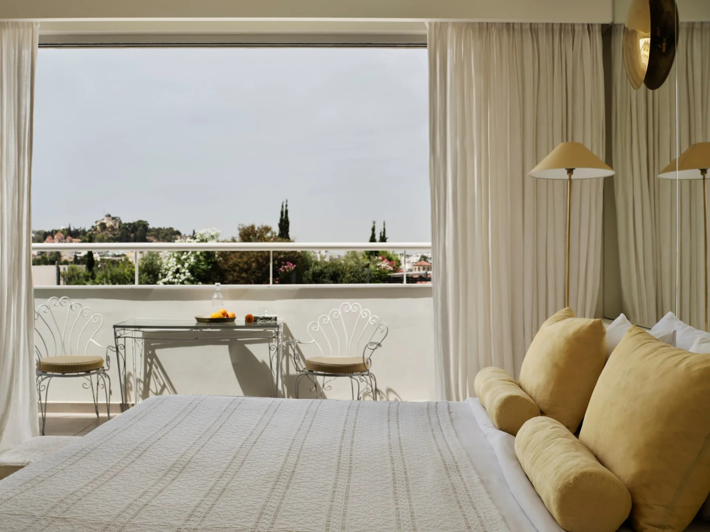 Apollo Double Suite with Acropolis View (full double bed)