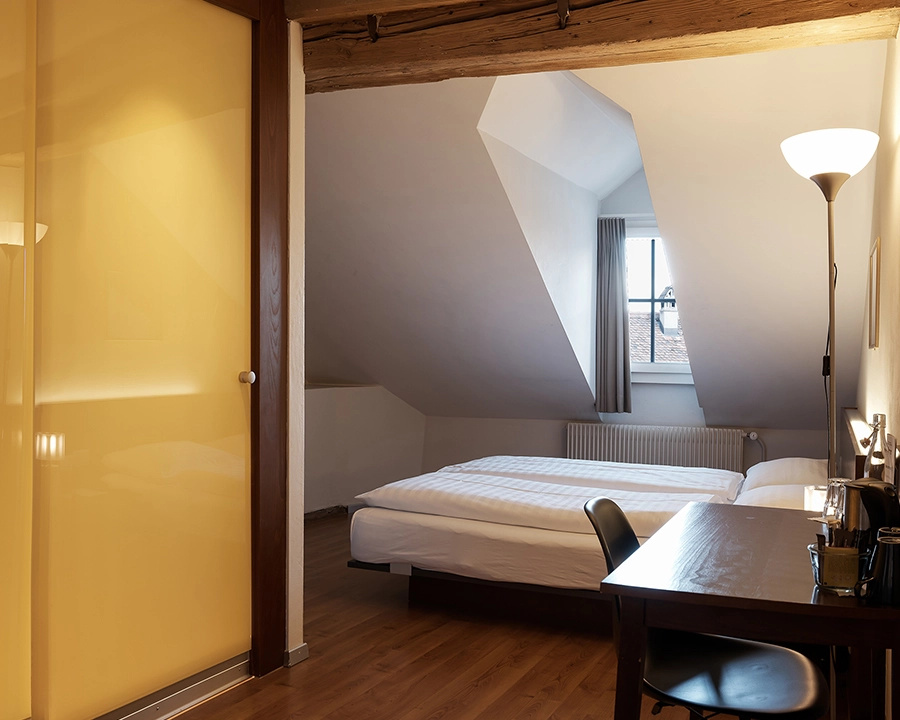 Standard Double room with courtyard view (full double bed)