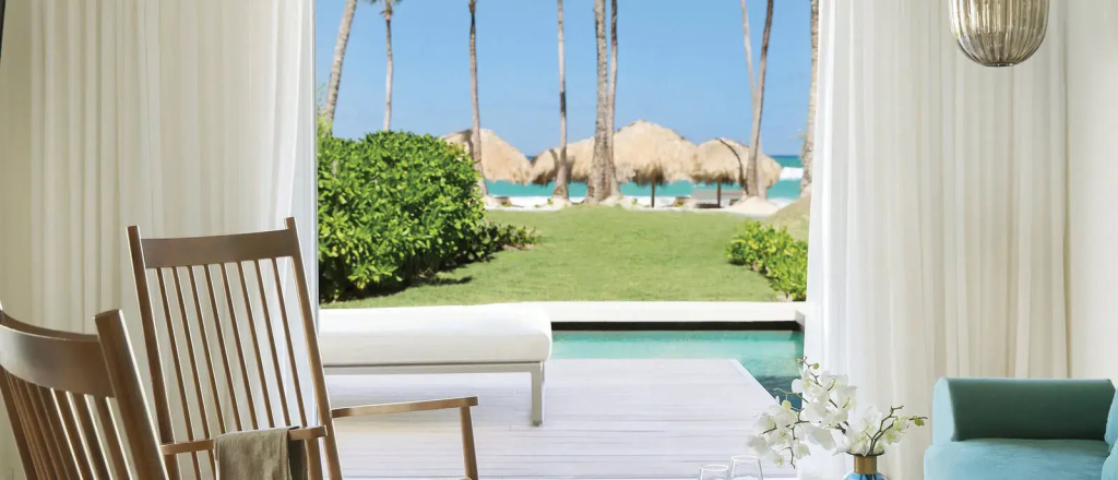 Honeymoon Excellence Club Private Pool Double Suite with ocean view (full double bed)
