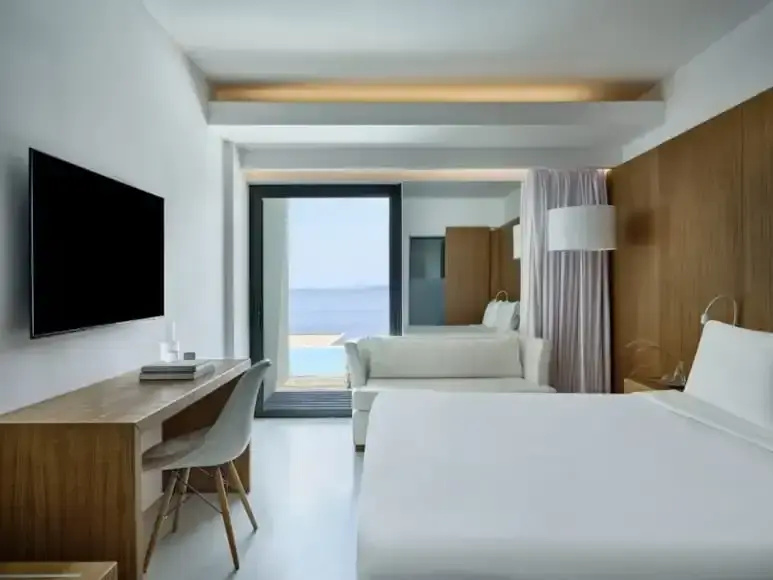 Swim Up Double room with sea view (full double bed)
