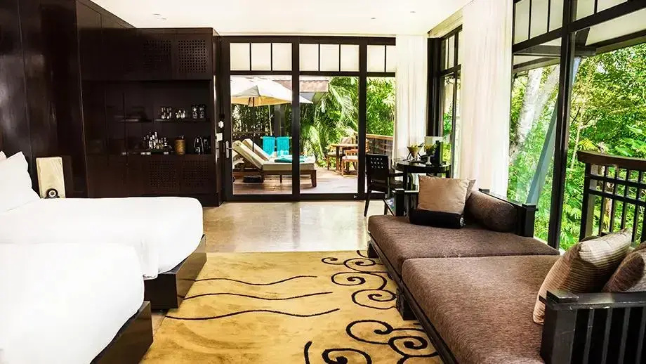 Hillside Double Pool Villa (twin beds)