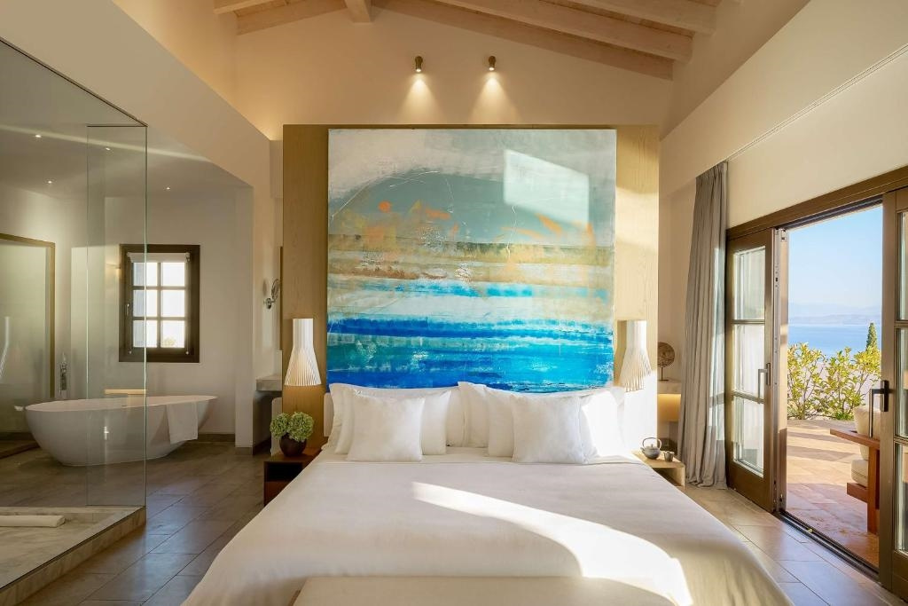 1 Bedroom Pool Double Villa Ionian Sea View (full double bed)