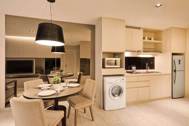 Трёхместный полулюкс с 2 комнатами в Oasia Suites Kuala Lumpur