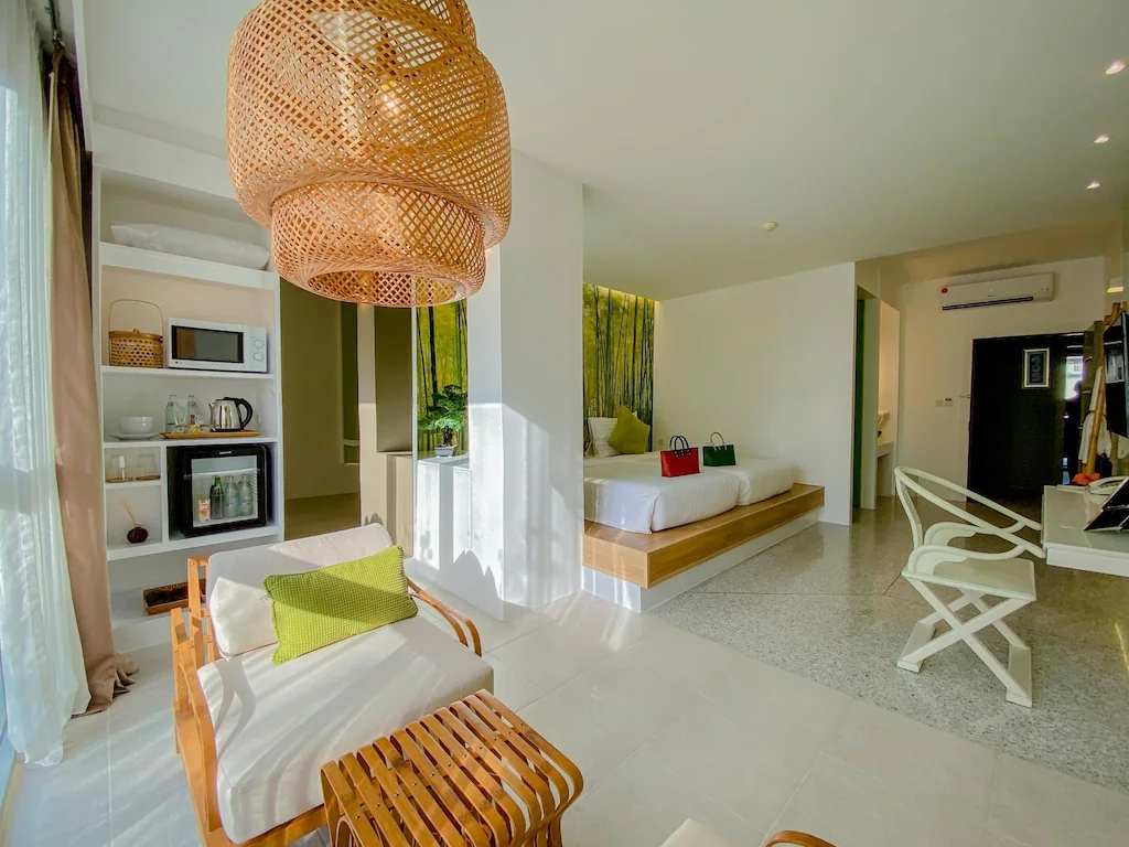 Двухместный номер Executive Deluxe двуспальная кровать в Sino House Phuket Hotel