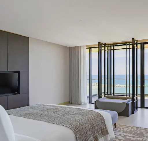 Двухместный полулюкс Gran Ocean двуспальная кровать в Villa Le Corail, A Gran Melia Hotel