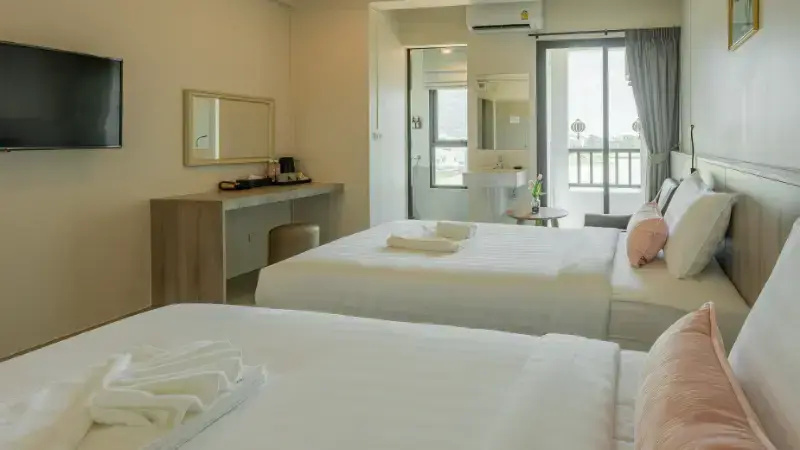 Peach Deluxe room