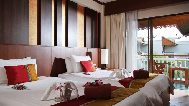 Deluxe Double room with ocean view (twin beds)