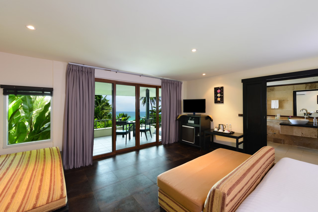 Двухместный номер Deluxe с видом на море 2 отдельные кровати в Andaman White Beach Resort