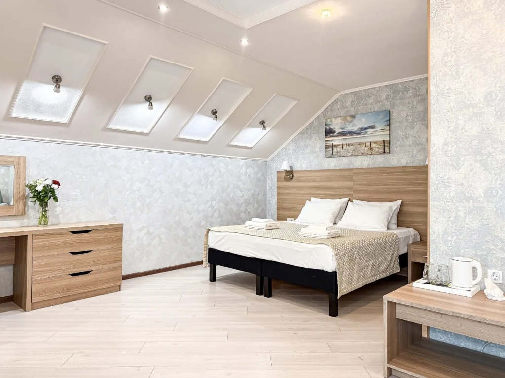 Двухместная Студия Люкс двуспальная кровать в Бэлль