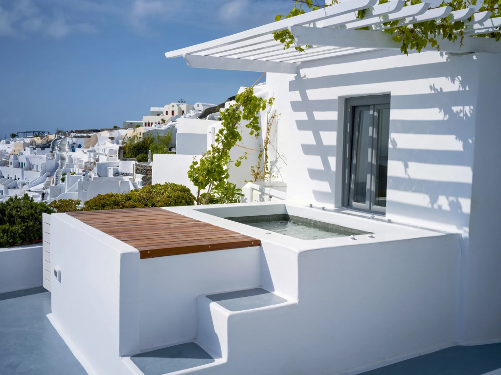 Ikies Santorini - Chambres