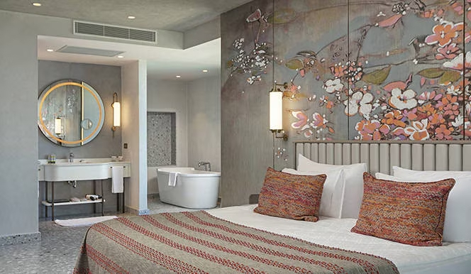 Двухместный номер семейный Grand двуспальная кровать в Курорт Cullinan Belek