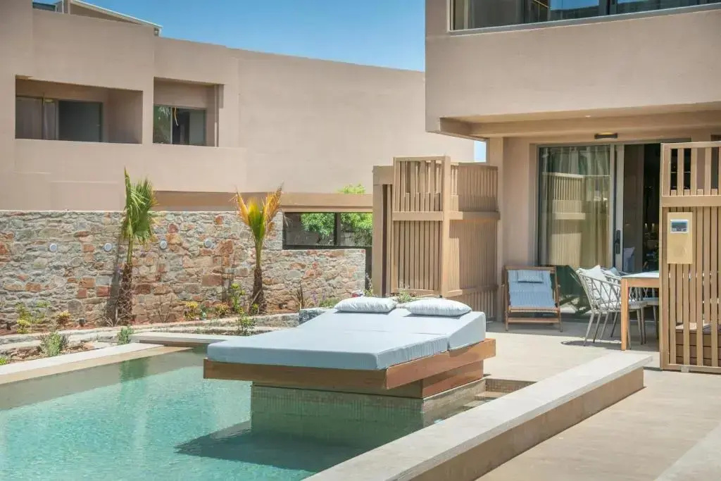 Classic Family with Private Pool room with garden view