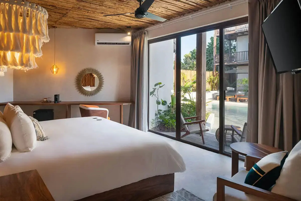 Deluxe Swim-Up Double room (full double bed)