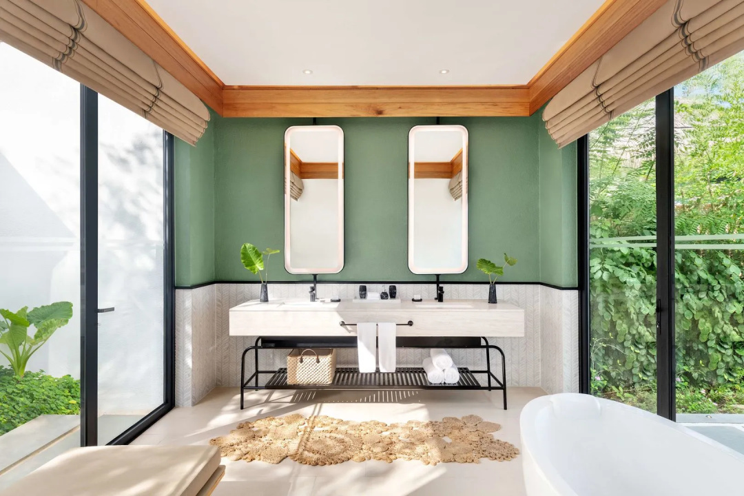 Hilton Maldives Amingiri Resort & Spa — a bathroom