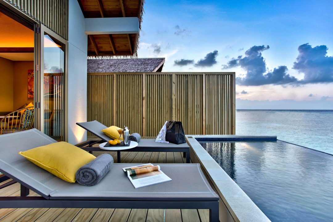 Hard Rock Hotel Maldives — a balcony