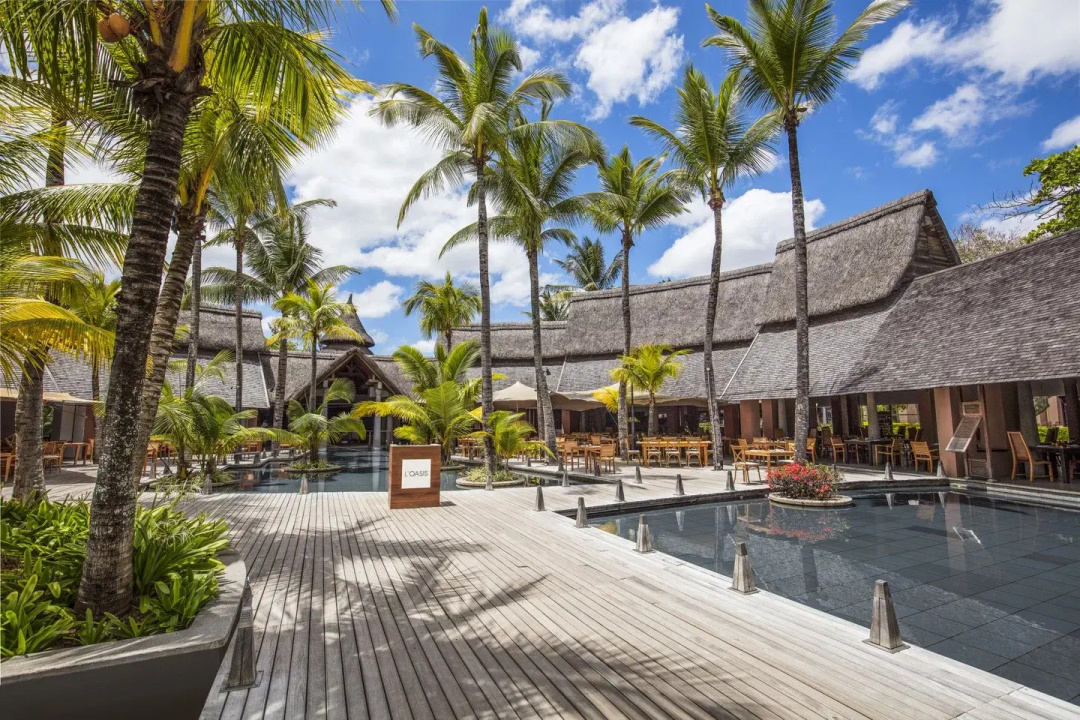 Trou aux Biches Beachcomber — the beach