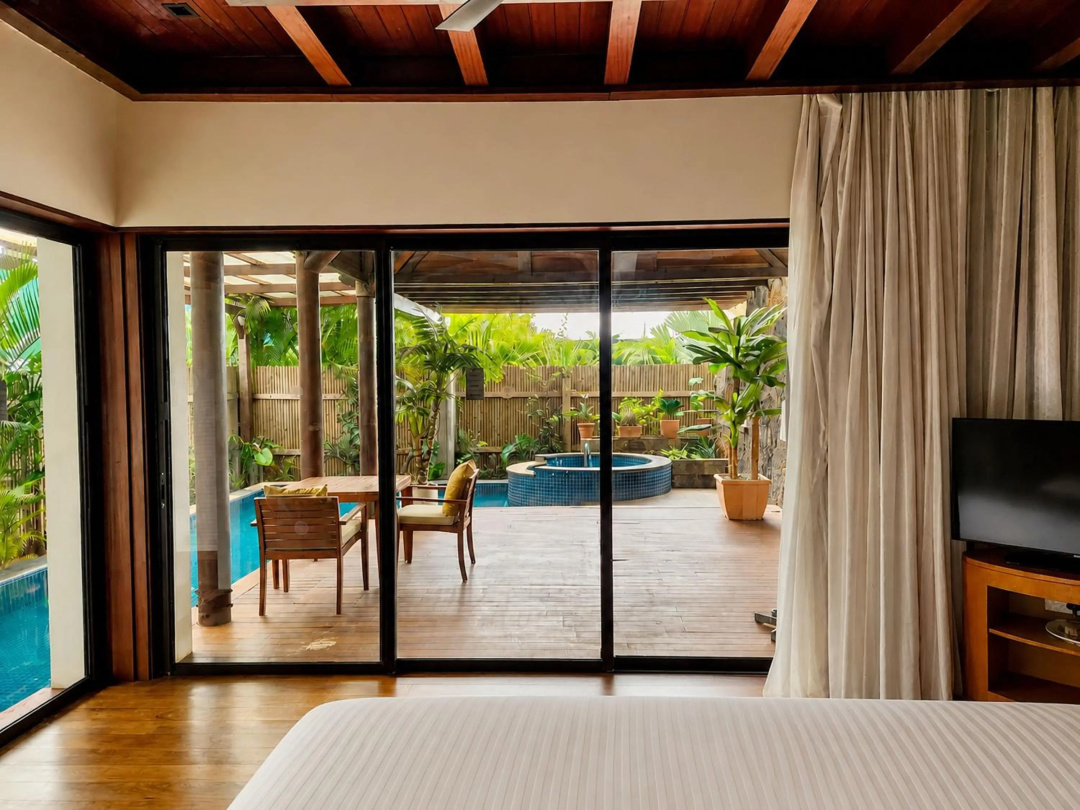 Le Jadis Beach Resort & Wellness - Managed by Banyan Tree Hotels & Resorts — a balcony