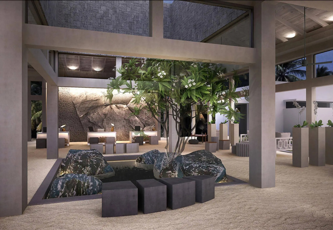 Dhigali Maldives — the lobby