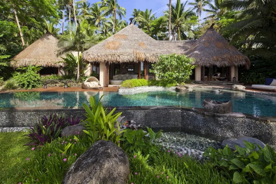 Laucala Island — the pool