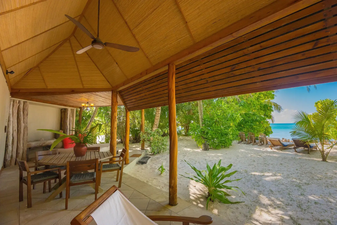 Denis Private Island — the beach