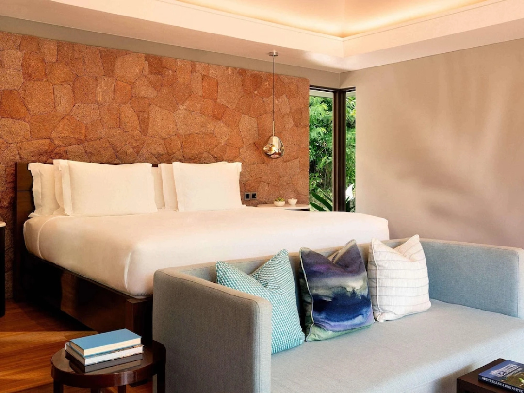 Hillside Double Pool Villa with garden view