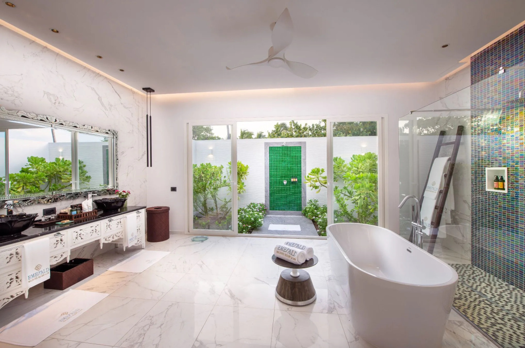 Emerald Maldives Resort & Spa — the grounds