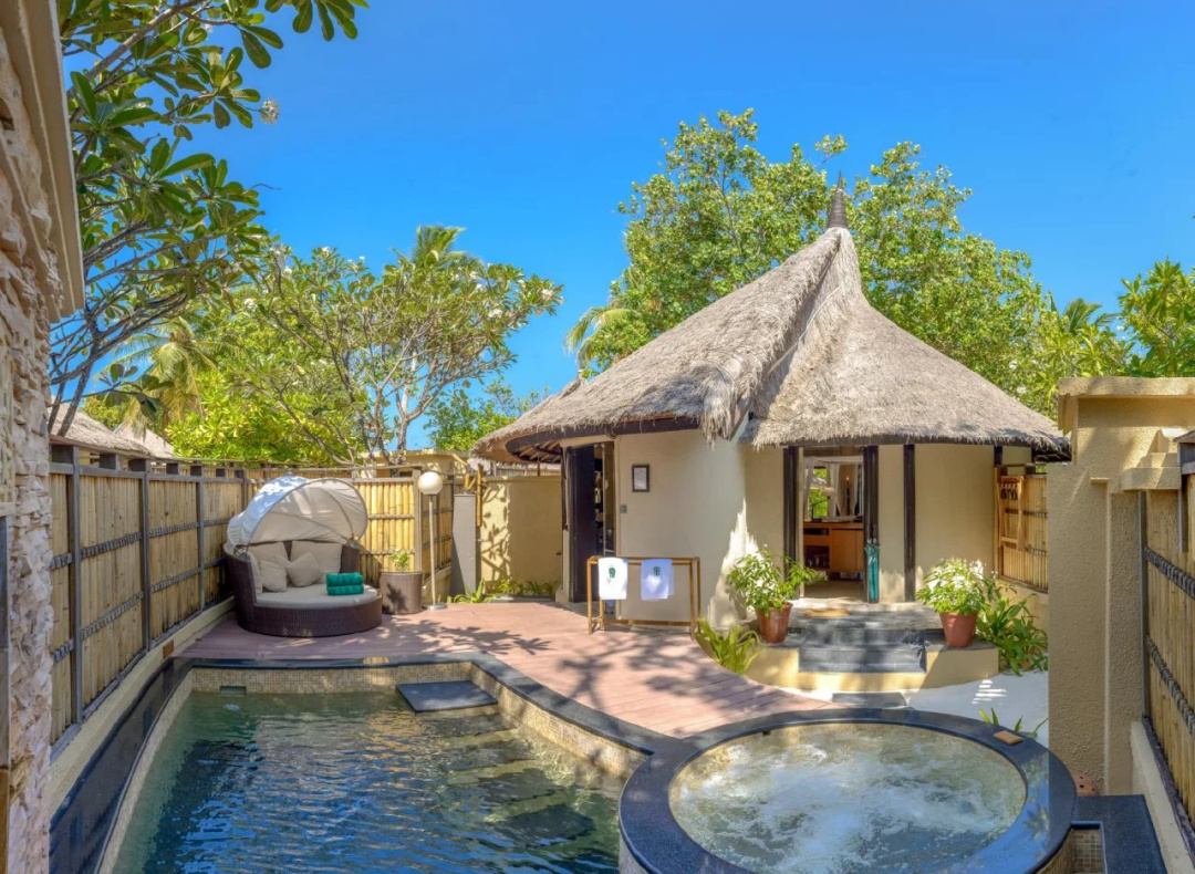 Banyan Tree Vabbinfaru Hotel — the pool
