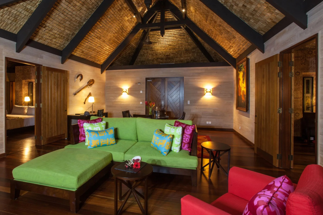 The St. Regis Bora Bora Resort — a room