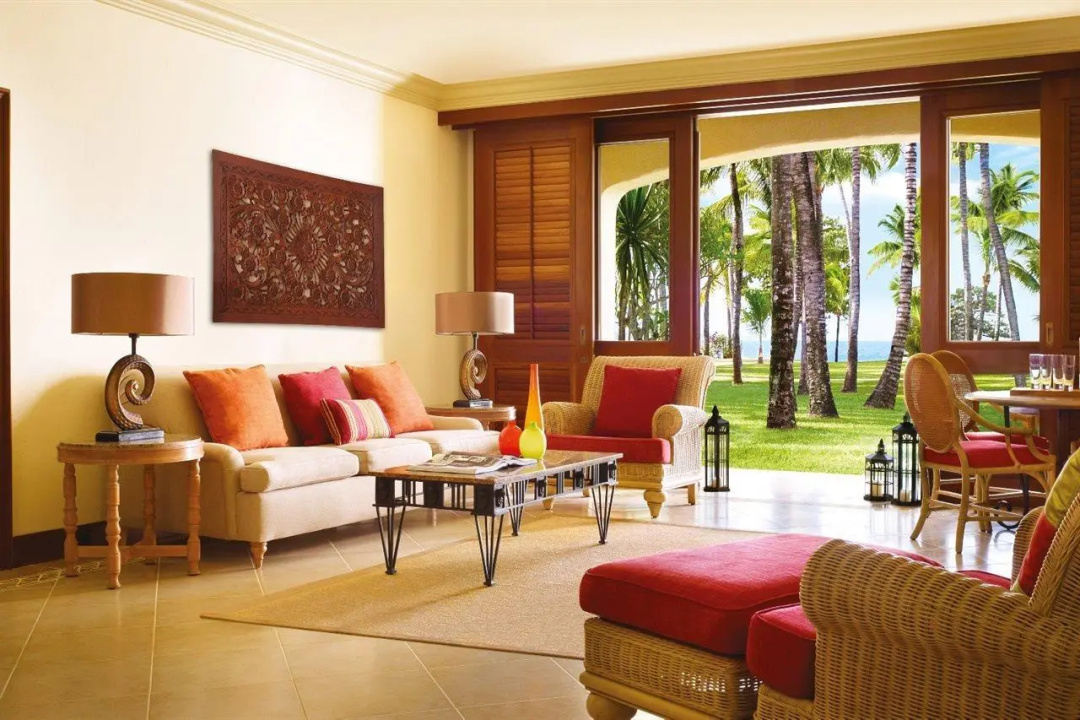 One&Only Le Saint Géran — a balcony
