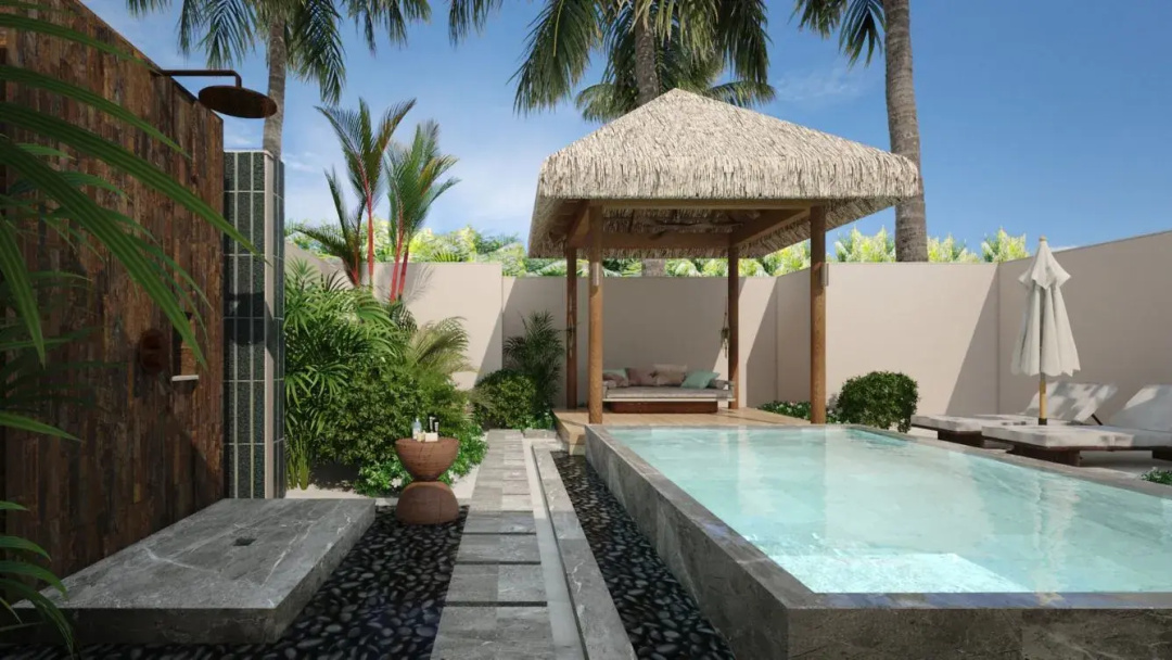 JW Marriott Maldives Kaafu Atoll Island Resort — the pool