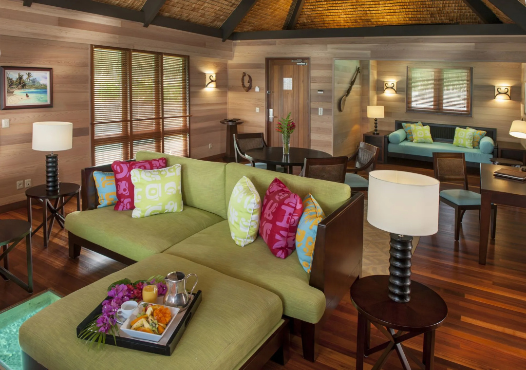 The St. Regis Bora Bora Resort — a room