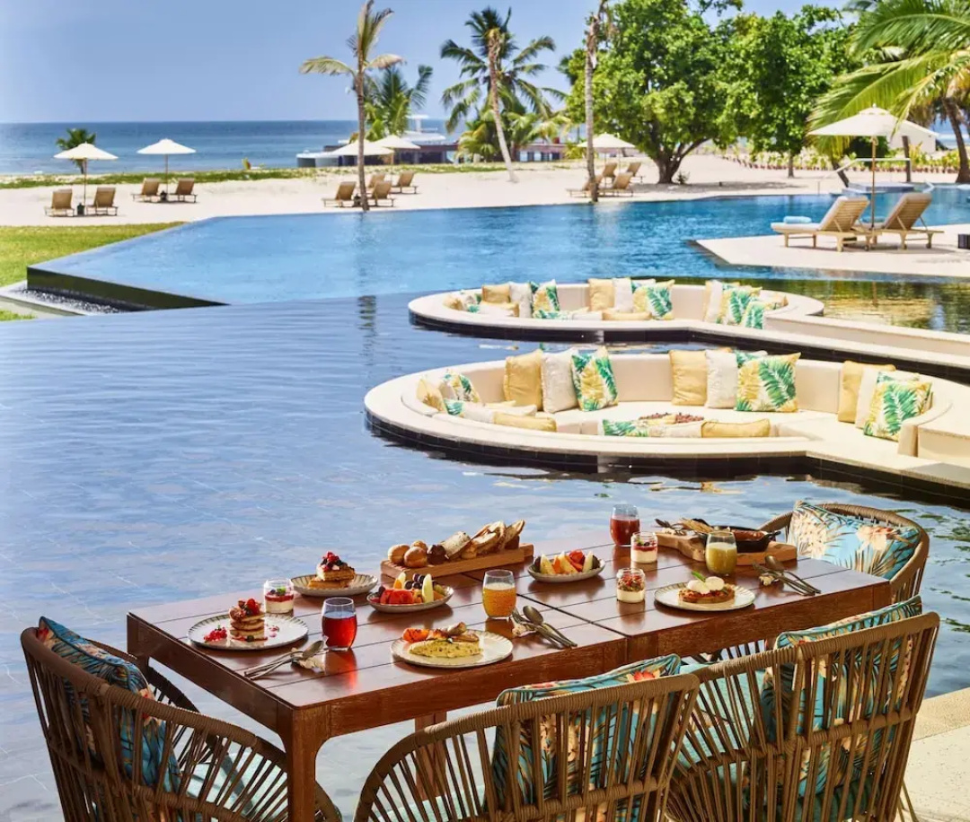Waldorf Astoria Seychelles Platte Island — dining