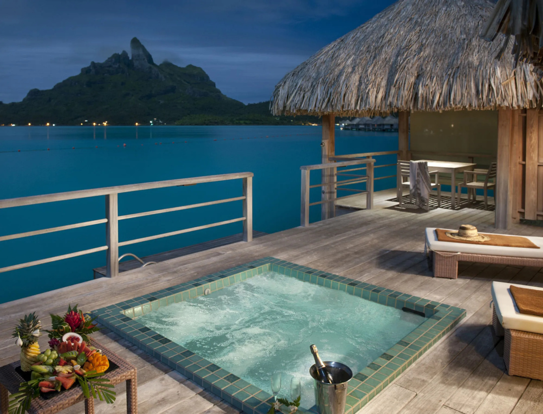 The St. Regis Bora Bora Resort — the pool