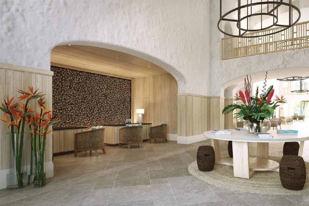 One&Only Le Saint Géran — the lobby