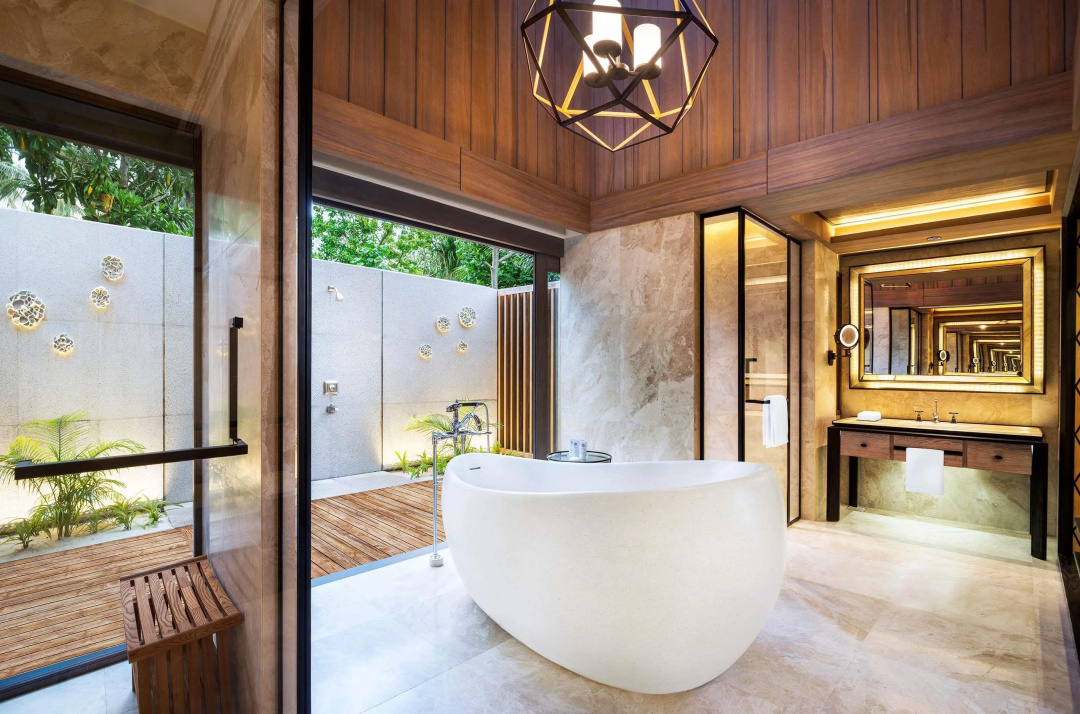 The St. Regis Maldives Vommuli Resort — the grounds