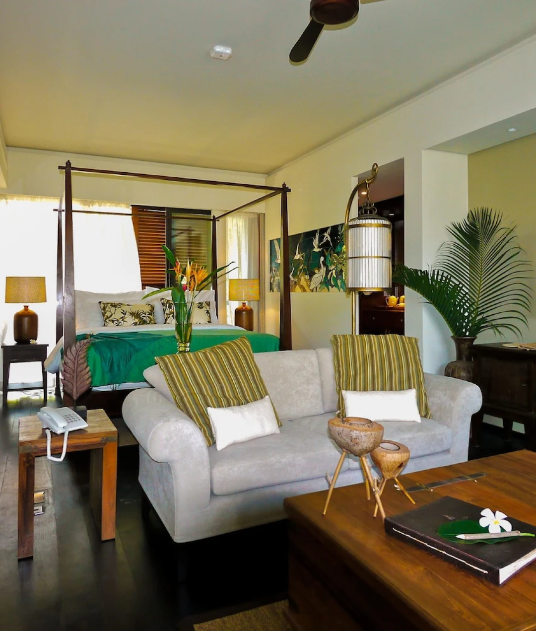 Dhevatara Beach Hotel — a room