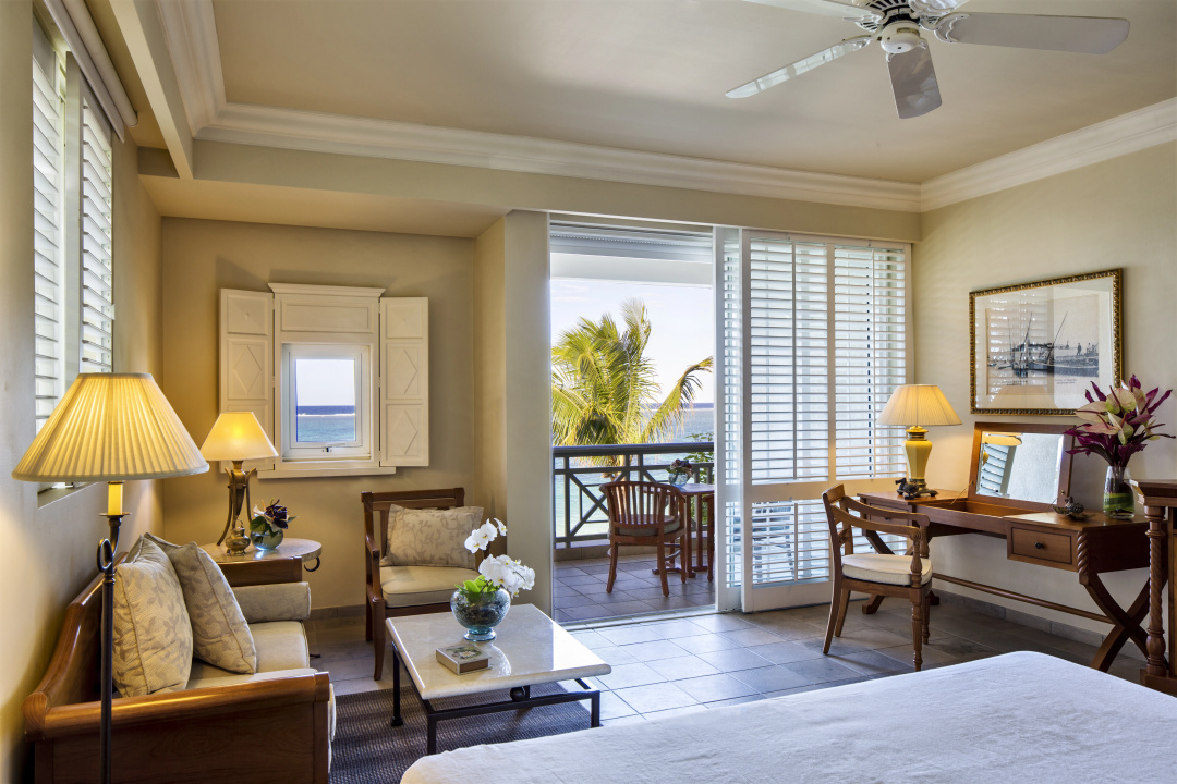 The Residence Mauritius — a balcony