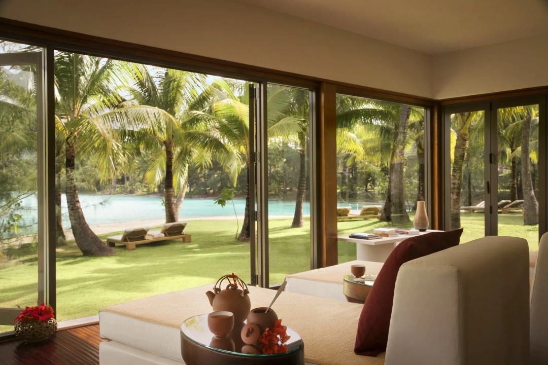 The St. Regis Bora Bora Resort — a balcony