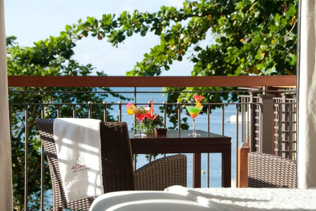 Le Cardinal Exclusive Resort — a balcony
